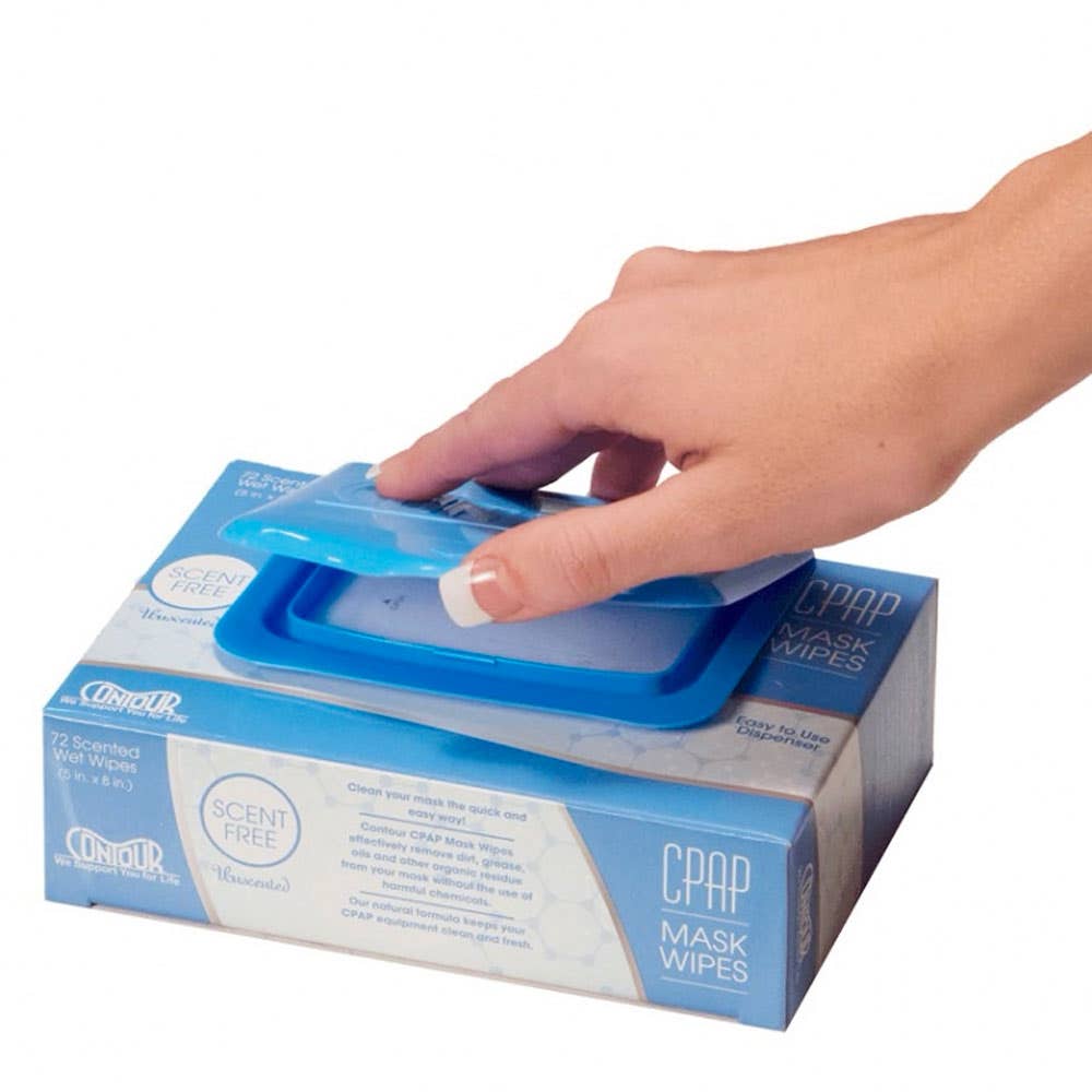 ContourCPAPMaskCleaningWipes,Unscented-72/Pack-Each