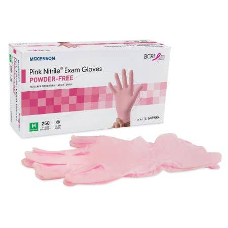 McKessonPinkNitrile®ExamGloves-PowderFree