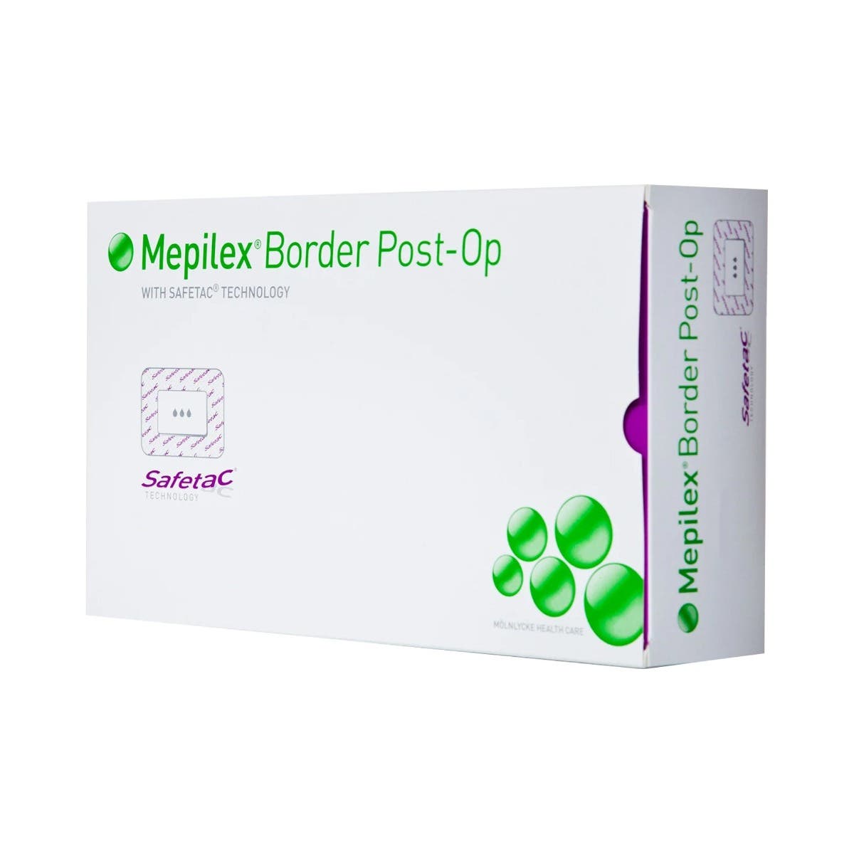 MepilexBorderPost-OpAdhesivewithBorderFoamDressing,RectangleSterile