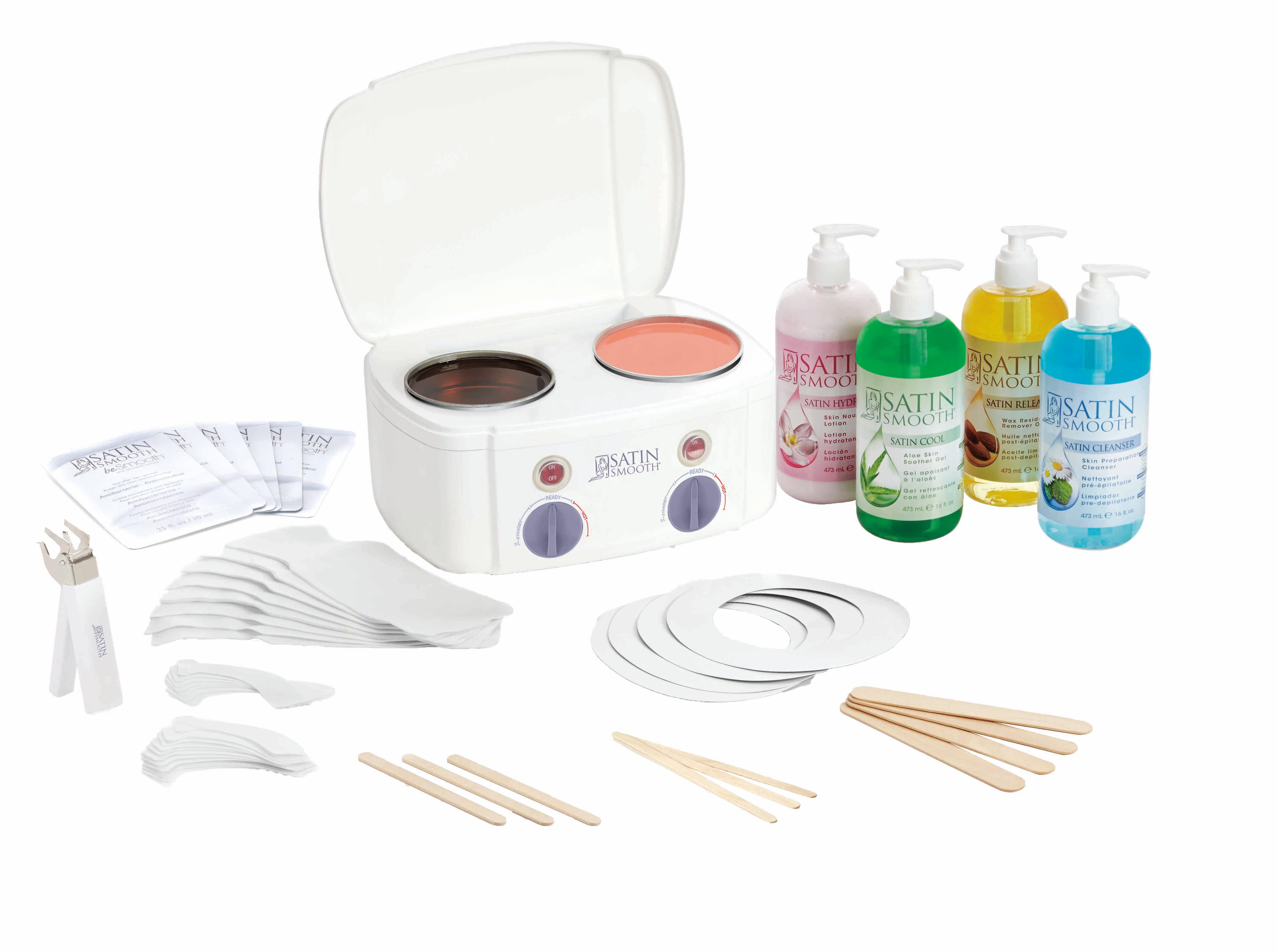 Satin Smooth Double Wax Warmer Kit