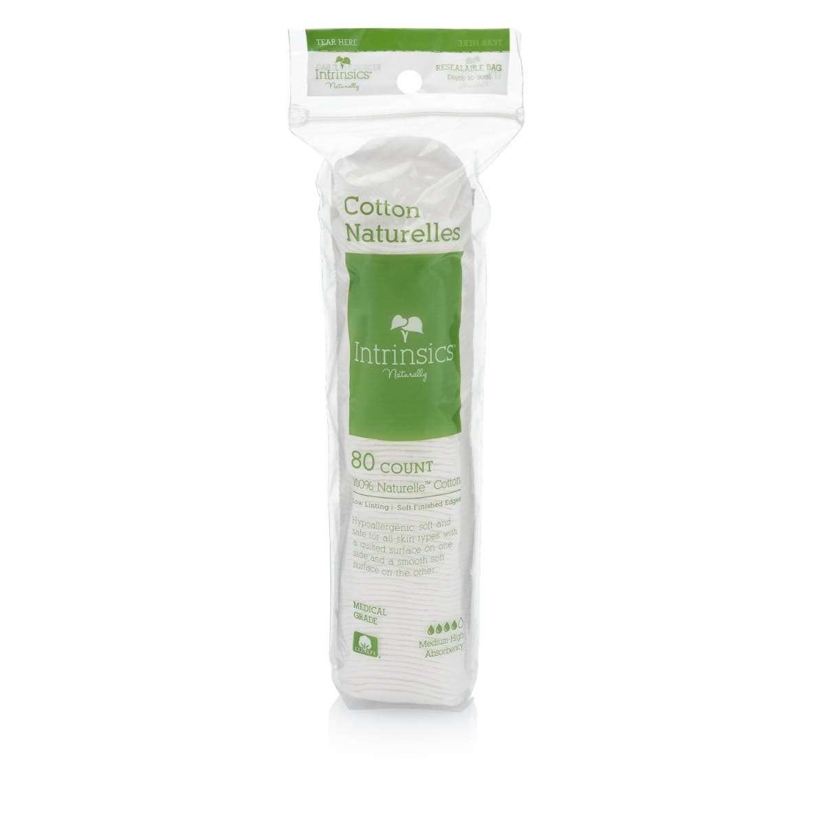 Intrinsics®CottonRounds2-100%CottonNaturelle™,80ct.