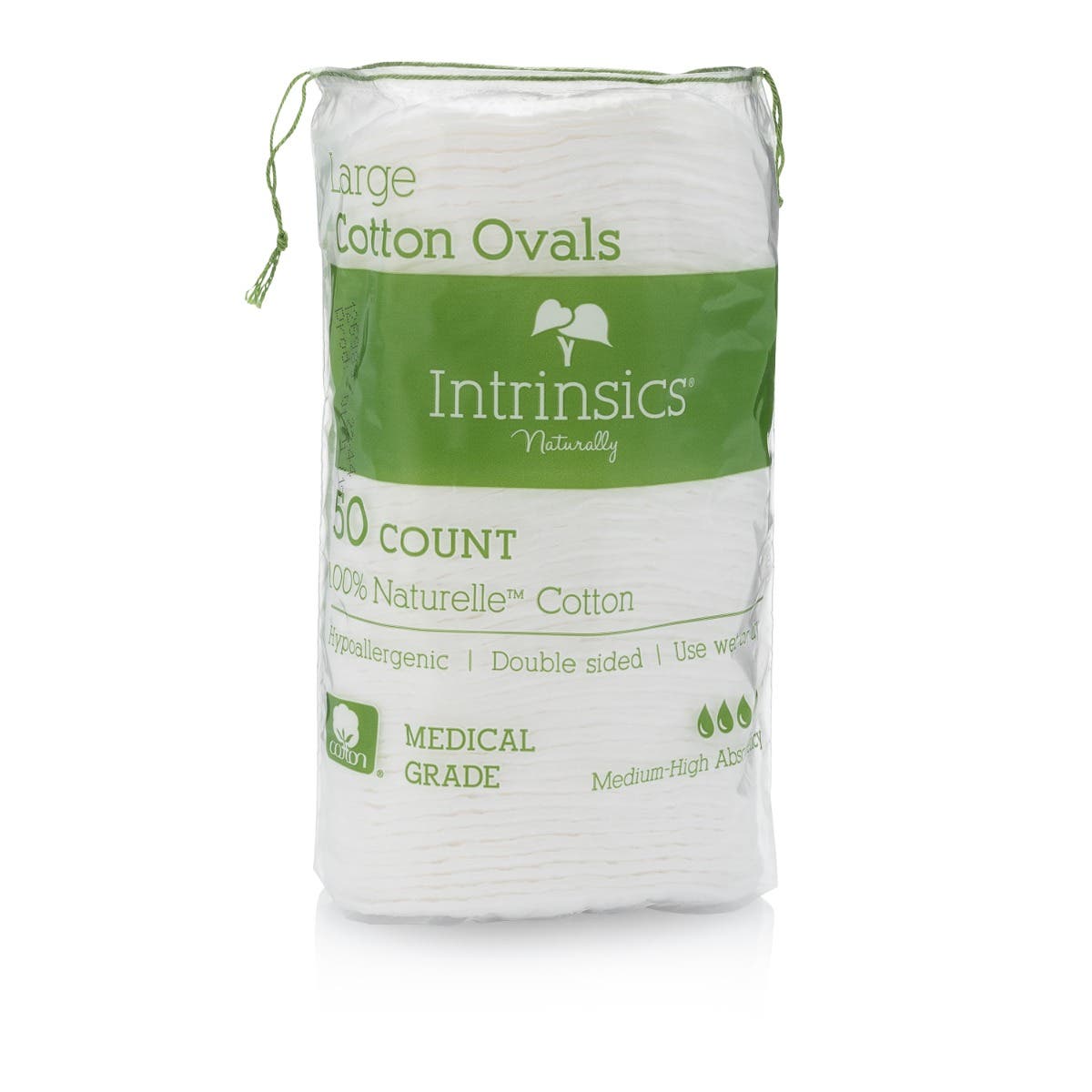 3IntrinsicsCottonOval-50Count-100%Naturelle™cotton