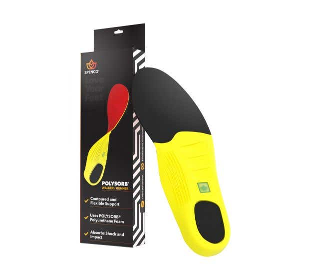 SpencoPolysorbWalkr/RunnrInsolesWMN11-12MEN10-11