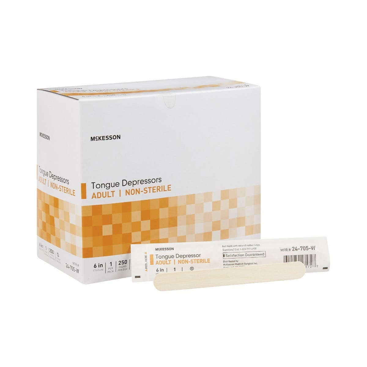 McKessonWrappedNon-SterileTongueDepressor
