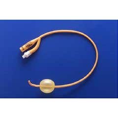 pureGOLDCoudePTFE-CoatedLatexFoleyCatheter-2-way,5cc