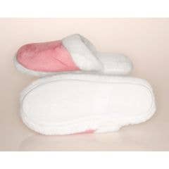 Lady's Suede Fur Trimmed Slipper