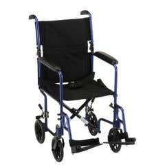 NovaComet32717inchLightweightTransportWheelchair