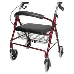 DMILightweightExtra-WideHeavy-DutyAluminumRollator