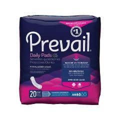 Prevail®DailyBladderControlPads-ForModerateBladderLeaks-MaximumLongAbsorbency-PadLength:13-Caseof156