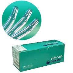Self-CathPlusTaperedTipCoudeIntermittentCatheterwithGuideStripe