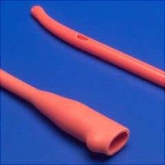 CurityULTRAMERCoudeTipUrethralRedRubberCatheters-14Fr,12length