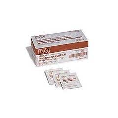 PovidoneIodinePrepPad-Medium,13/16x25/8-Boxof100