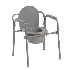 FoldingSteelBedsideCommode-FoldingSteelBedsideCommode