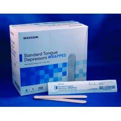 McKessonWrappedNon-SterileTongueDepressor