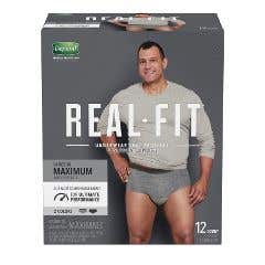 Depend®RealFit®PullOnProtectiveUnderwearforMen-Sm/Med-MaximumAbsorbency-Packof19