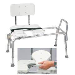 DMIHeavy-DutySlidingTub&ShowerTransferBenchwithCut-OutSeat-Boxof1