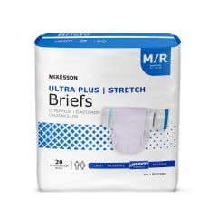 McKessonUltraPlusStretchAdultHeavy-AbsorbentIncontinenceBrief,Medium,Lavender