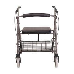 DMILightweightExtra-wideAluminumRollatorWalkerwithSeat-Each