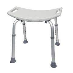 McKessonAluminumBathBenchWithoutBack-Each
