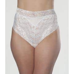 Wearever Women's Lovely Lace Trim Incontinence Panties White