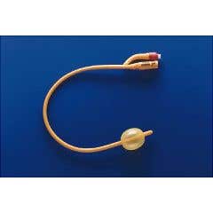 GoldSilicone-CoatedFoleyCatheter-30cc,2-Way