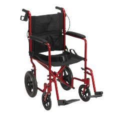 LightweightExpeditionAluminumTransportChairwithLoopLocksand12”Rear