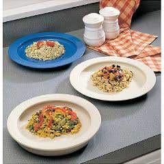 PlatewithInsideEdge-PolypropylenePlate-Blue-Each