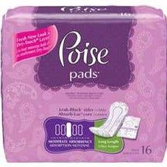 Poise®Pads-ModerateAbsorbency,LongLength12.4OriginalPackaging