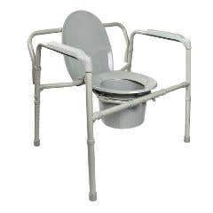 McKessonHeavy-DutyFoldingBariatricCommodewith12QTBucket-Each