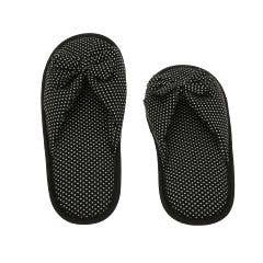 Women Memory Foam Slipper With Butterfly Tie
