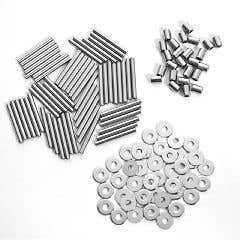 Purduepegboardreplacementpartsset(25collars,45washers,55pins)