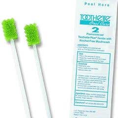 ToothettePlusOralSwabswithMouthRefreshSolution.-Boxof50