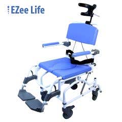 Healthline195AluminumShowerCommodeChair-Tilt