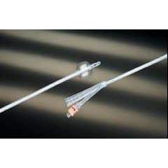 BardexUncoated100%SiliconeFoleyCatheters-2-Way,3cc