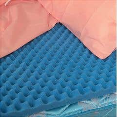 DMIConvolutedFoamBedPadMattressTopper