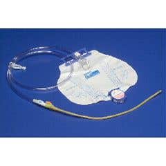 CurityDOVER100%SiliconeFoleyTrayw/MONO-FLOAnti-RefluxDevice,SPLASHGUARDIIDrainSpout