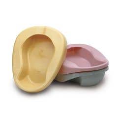 RoommatesDisposablePlasticContourStyleBedPans-Gray-Gray