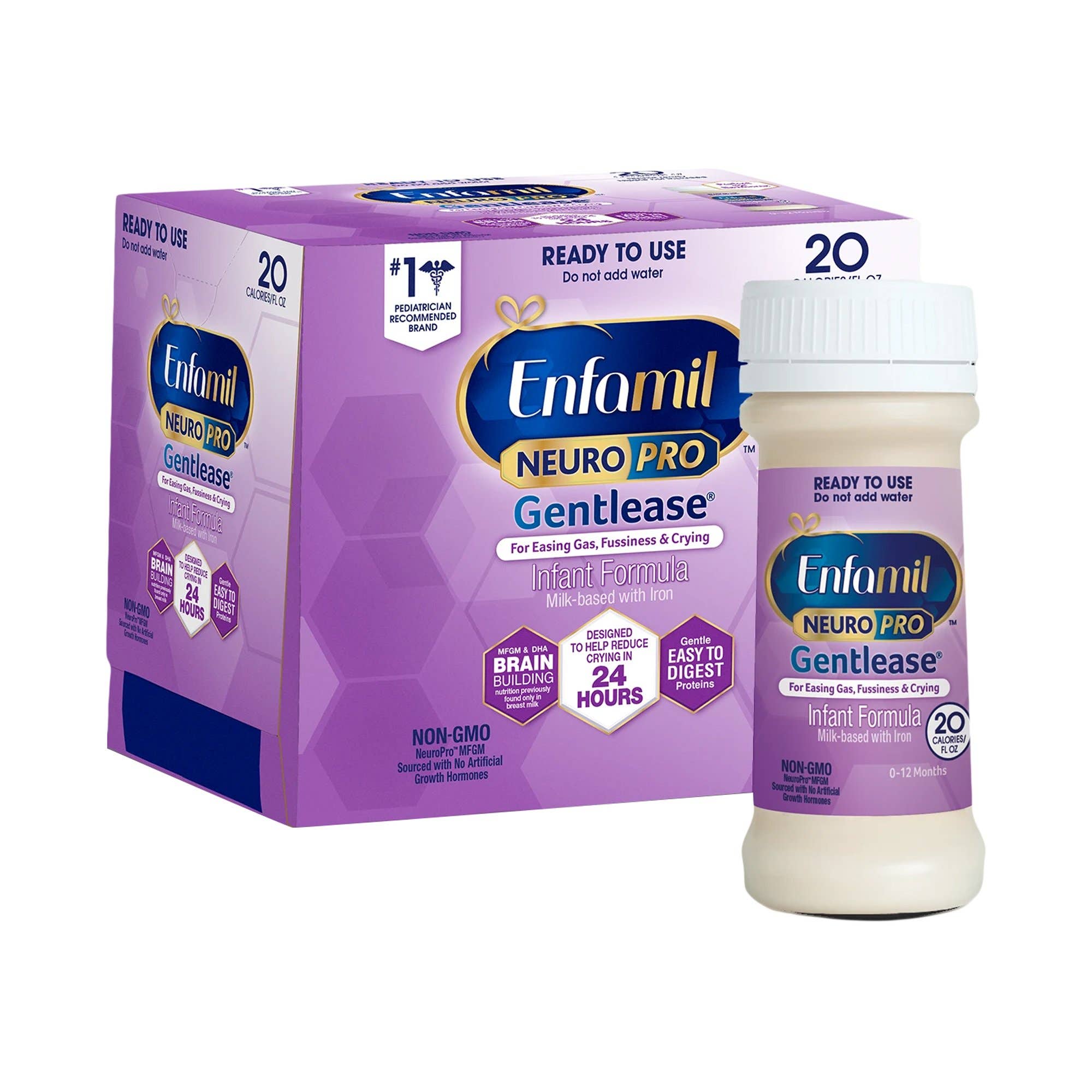 EnfamilNeuroProGentleaseReadytoUseInfantFormula,2oz.Bottle