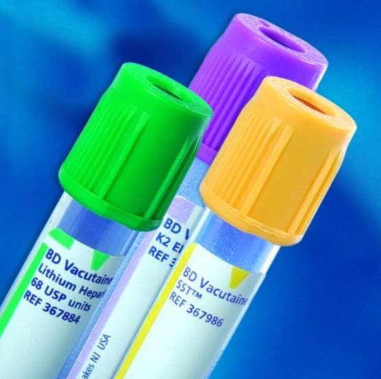 BDVacutainerPlusPlasticSerumVenousBloodCollectionTube