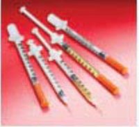 Standard Hypodermic Syringe with Needle Nipro 3 mL NonSafety Regular Wall