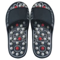 Reflexology Sandals - Black and Pearl