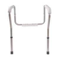 HealthSmart Adjustable Germ-Free Toilet Rails Safety Arms - Each
