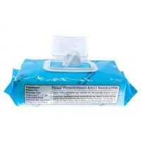 PRIMA Pre Moistened Adult Washcloths, Soft Pack - Case of 576