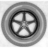 12 1/2 x 2 1/4 Rear Mag Wheels with Urethane Tires - 1 pair