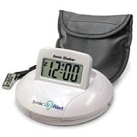 Sonic Shaker SBP100 - Portable Vibrating Travel Alarm Clock- Each