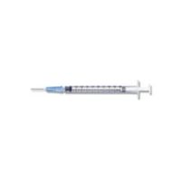1 mL Tuberculin Syringe with 27 gauge x 1/2 PrecisionGlide Detachable Needle - Slip Tip - Box of 100