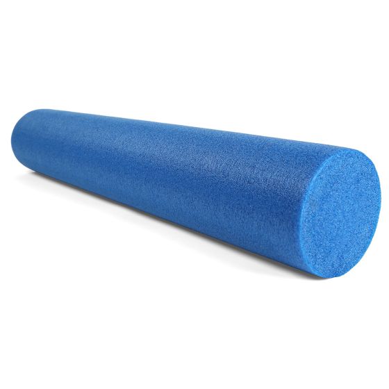 CanDo round foam roller, 6 x 36, blue