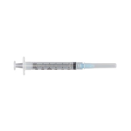 BD Luer-Lok™ 3 mL Syringe with attached PrecisionGlide™ Hypodermic Needle 25 G x 1 in 