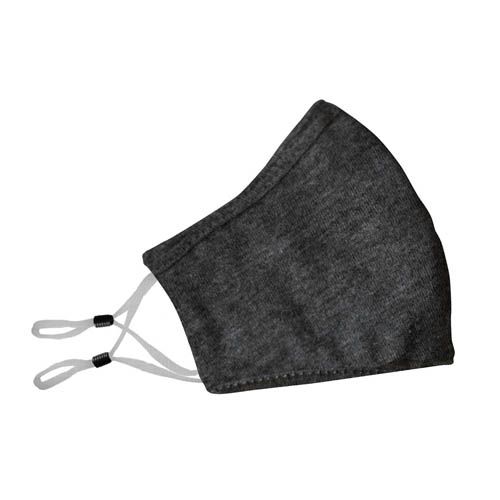 Boomer Naturals Nano-Silver Reusable Face Mask - Gray Adjustable Ear Loops