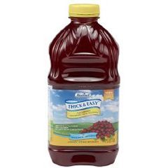 Thick & Easy Cranberry Cocktail Juice Honey Consistency - 46oz - Case of 6